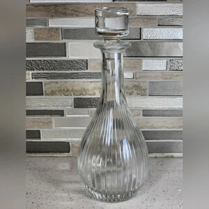 Barski Glass Wine Decanter with Stopper Carafe 30 oz.
